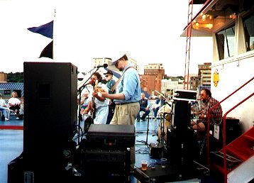 Highway 61 Band on Mississippi River Boat