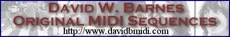 David W. Barnes ~ Original MIDI Sequences